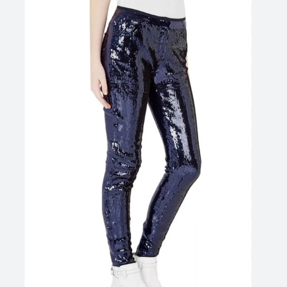 Gorgeous sass & bide Sequin Navy Pants NWT